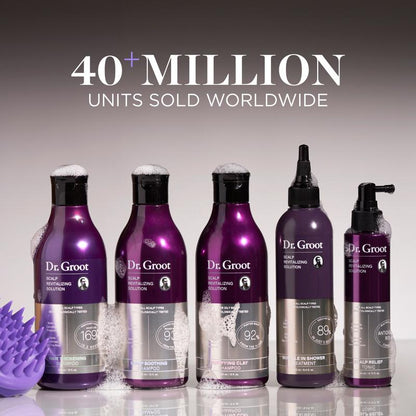 Dr. Groot Complete Set to Reduce Hair Loss, Scalp Revitalizing Solution, Hair Thickening, Biotin