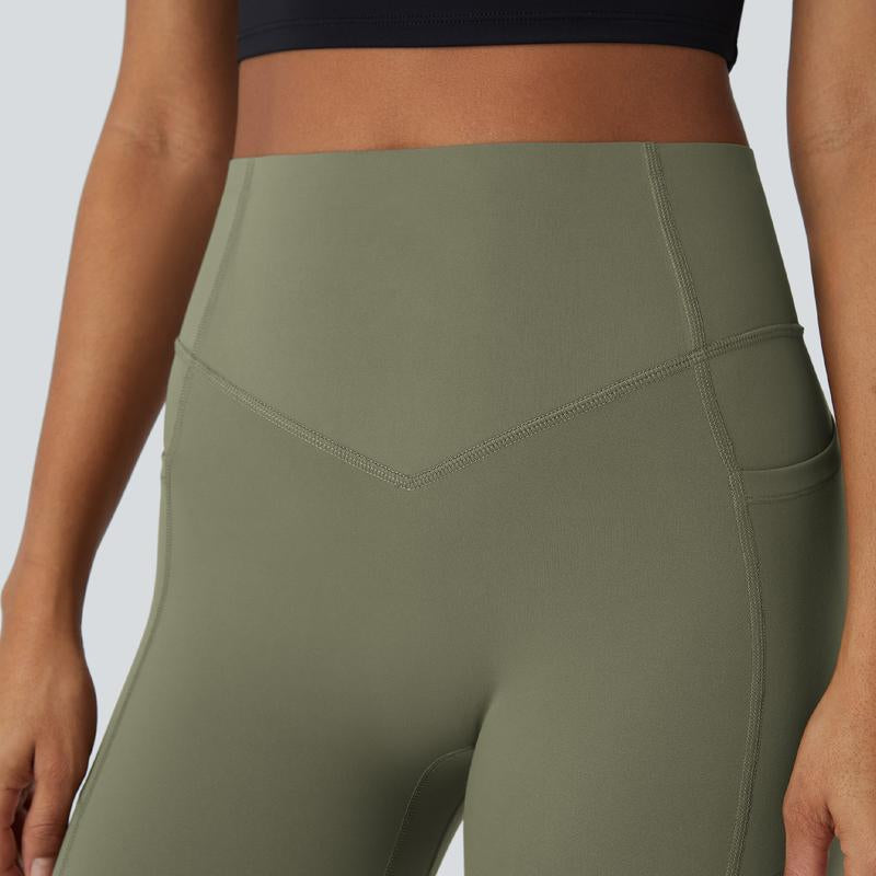 Halara Ultrasculpt High Waisted Scrunch Butt Lifting Tummy Control Pocket Shaping Training Leggings