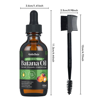 Batana Essentials Oil Organic for Haircare anti Hair Loss Repair Damaged Hair Moisturize Scalp Lightweight Daily Hair Care Moisturizer