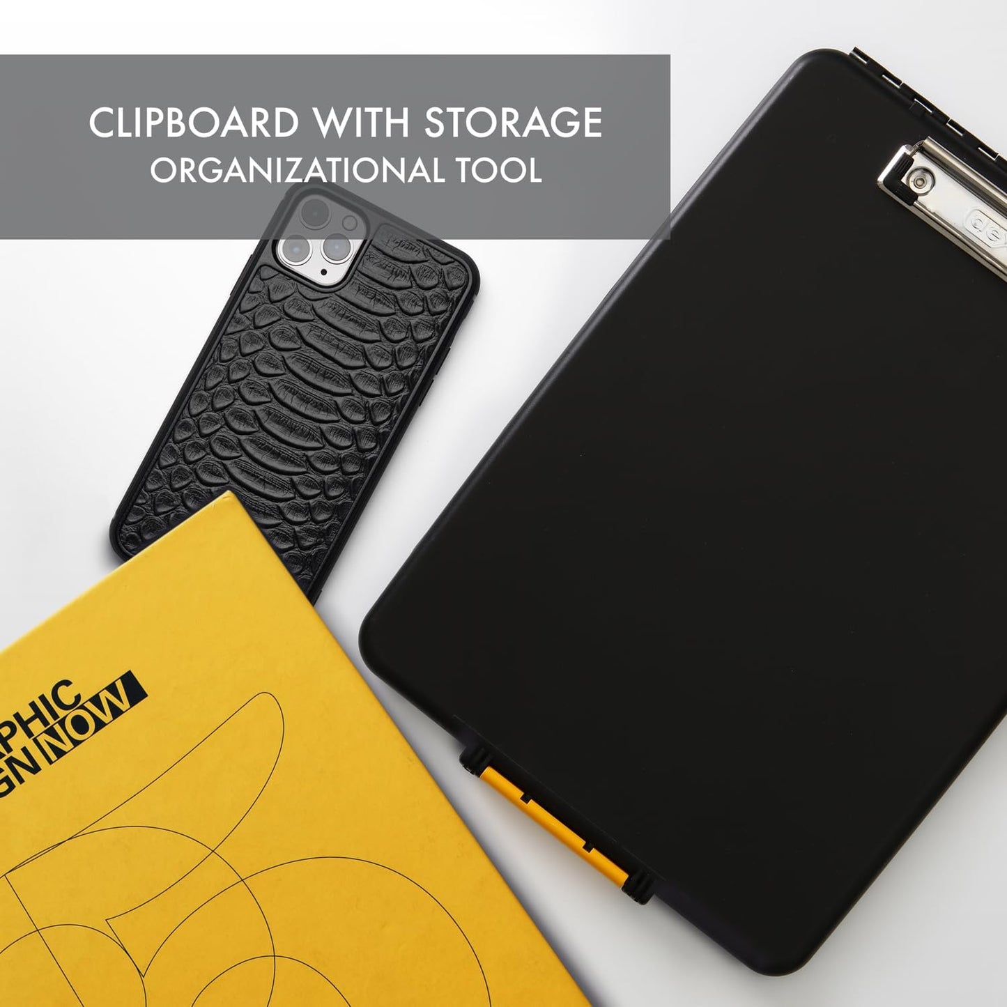 Elite Driver Slim Storage Clipboard | Secure Document & Form Holder