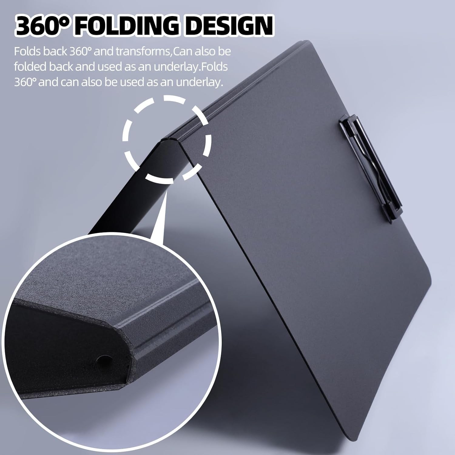 Elite Driver Professional Route Clipboard | Foldable Document Organizer with Pen Holder