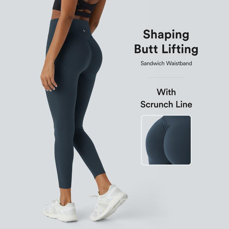 Halara Ultrasculpt High Waisted Scrunch Butt Lifting Tummy Control Pocket Shaping Training Leggings