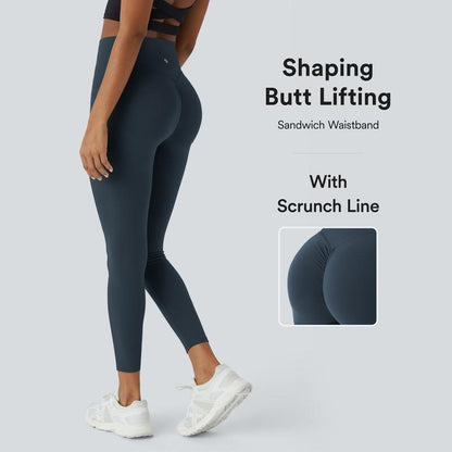 Halara Ultrasculpt High Waisted Scrunch Butt Lifting Tummy Control Pocket Shaping Training Leggings