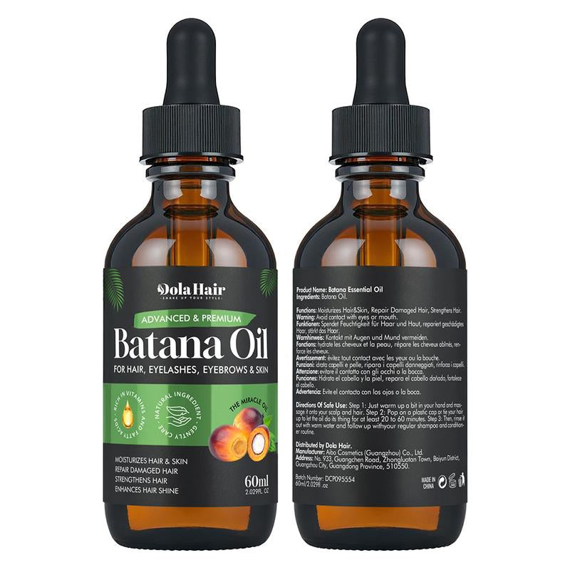 Batana Essentials Oil Organic for Haircare anti Hair Loss Repair Damaged Hair Moisturize Scalp Lightweight Daily Hair Care Moisturizer