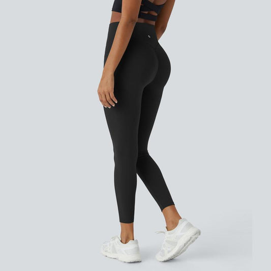 Halara Ultrasculpt High Waisted Scrunch Butt Lifting Tummy Control Pocket Shaping Training Leggings