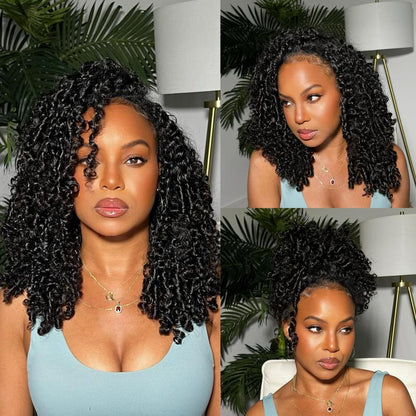 【2025 Super Deal】 ISEE HAIR 250% Wear Go Half Wig Kinky Curly Invisible Hairline 150% & 180% & 250% Glueless Human Hair Wigs No Lace Seamless Flip over Wig Updo down Style Hairpiece #Halfwigtok #Fallfreshness