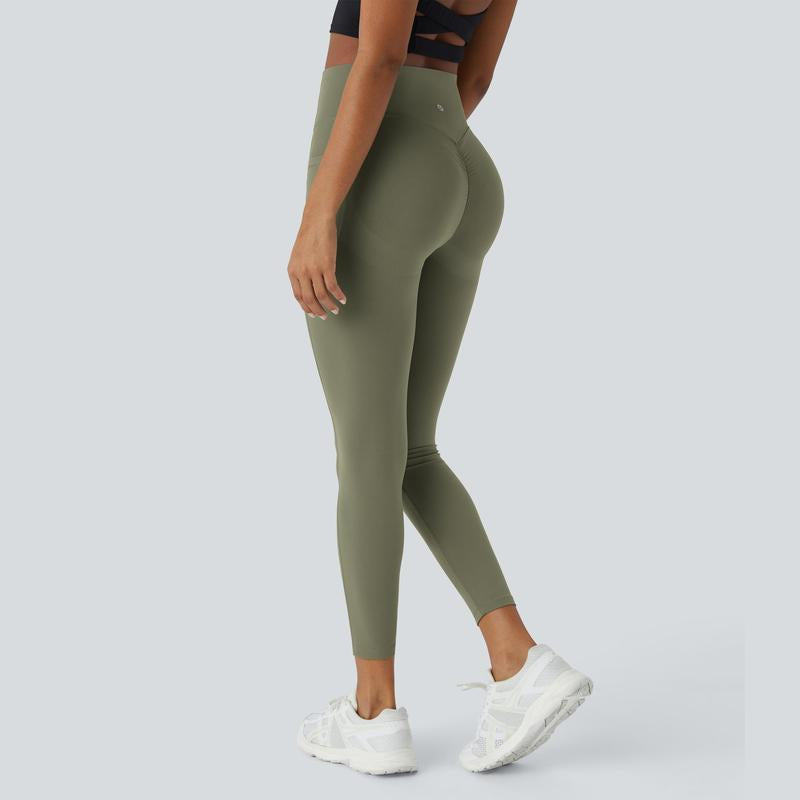 Halara Ultrasculpt High Waisted Scrunch Butt Lifting Tummy Control Pocket Shaping Training Leggings
