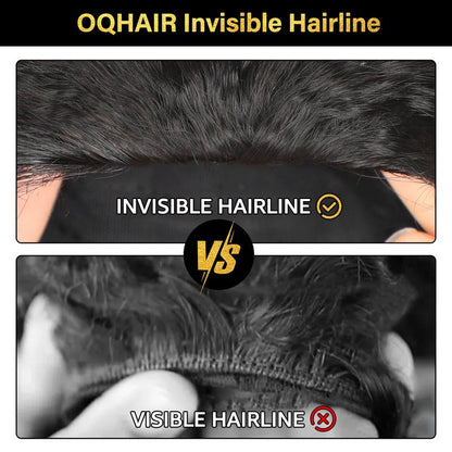 [3 in 1 Half Wig] OQ HAIR Afro Curly Wear Go Glueless Half Wig 180% 250% Density Upgrade with Drawstring Cap Invisible Hairline Human Hair Wigs Beginner Friendly #Outdoorfun