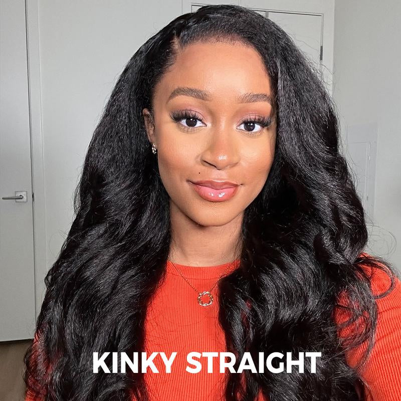 [3 in 1 Half Wig] OQ HAIR Afro Curly Wear Go Glueless Half Wig 180% 250% Density Upgrade with Drawstring Cap Invisible Hairline Human Hair Wigs Beginner Friendly #Outdoorfun