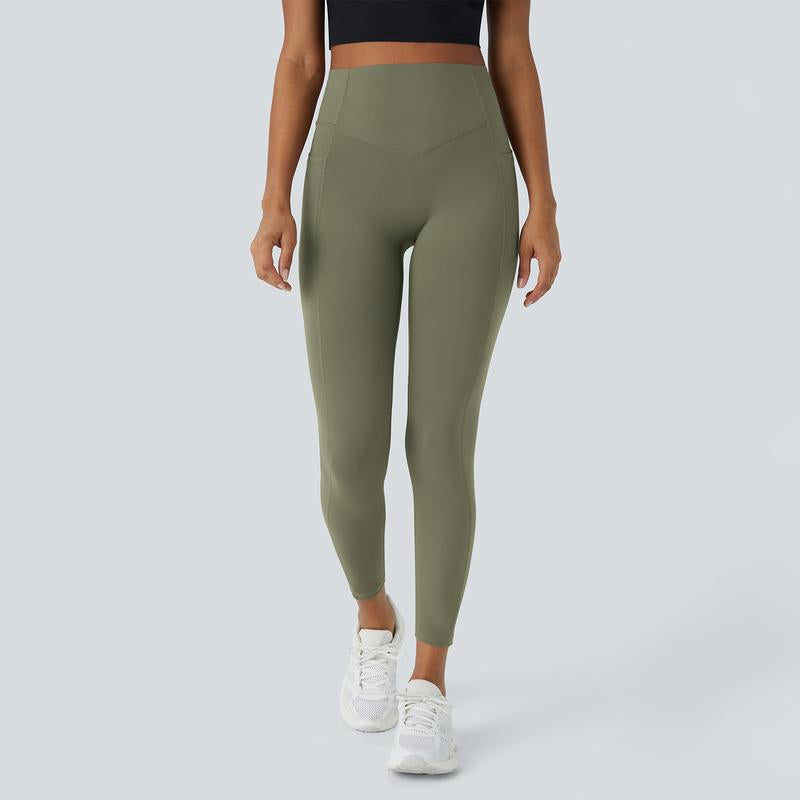 Halara Ultrasculpt High Waisted Scrunch Butt Lifting Tummy Control Pocket Shaping Training Leggings