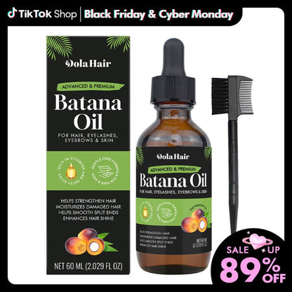 Batana Essentials Oil Organic for Haircare anti Hair Loss Repair Damaged Hair Moisturize Scalp Lightweight Daily Hair Care Moisturizer