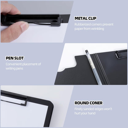 Elite Driver Professional Route Clipboard | Foldable Document Organizer with Pen Holder