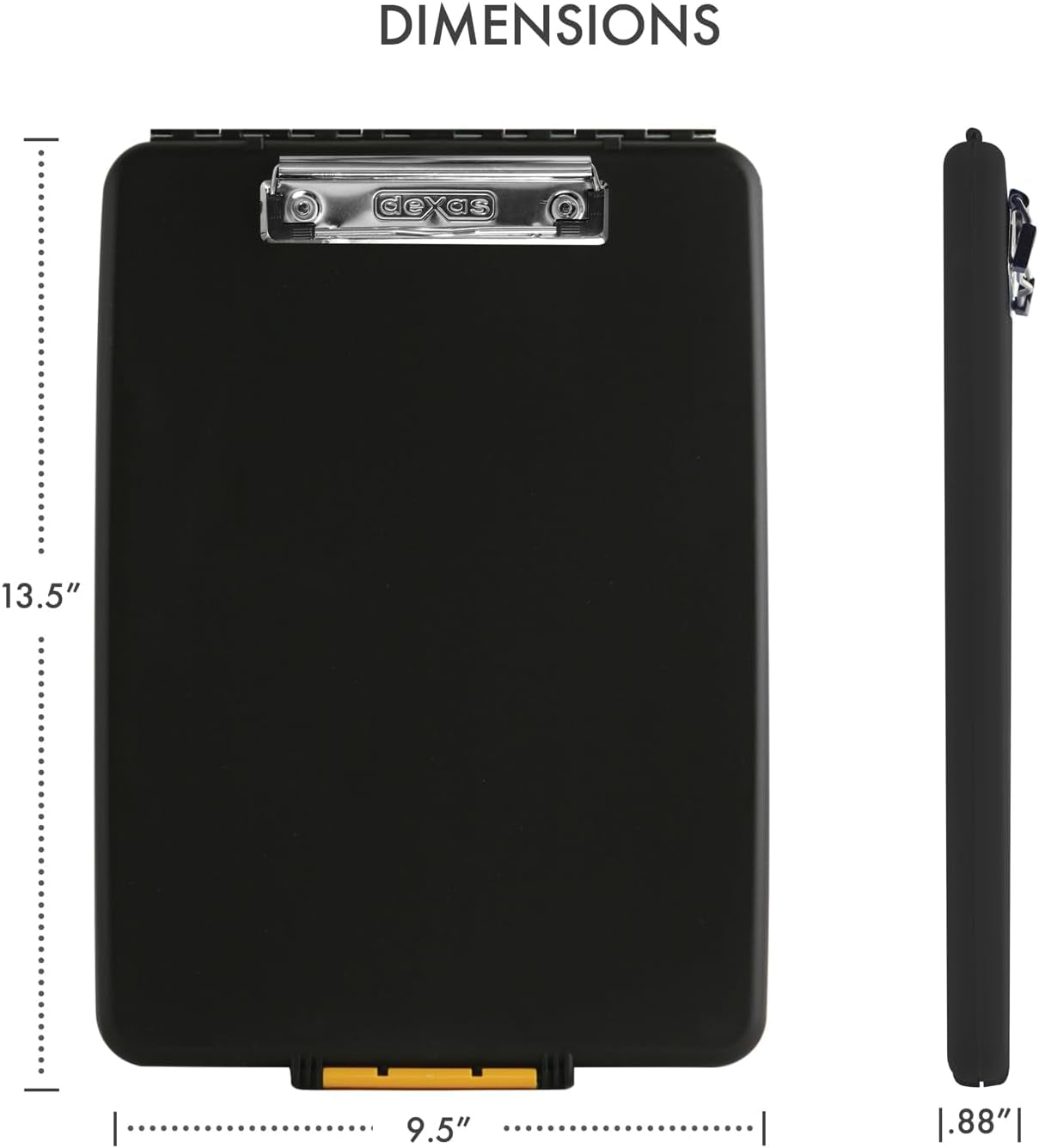 Elite Driver Slim Storage Clipboard | Secure Document & Form Holder