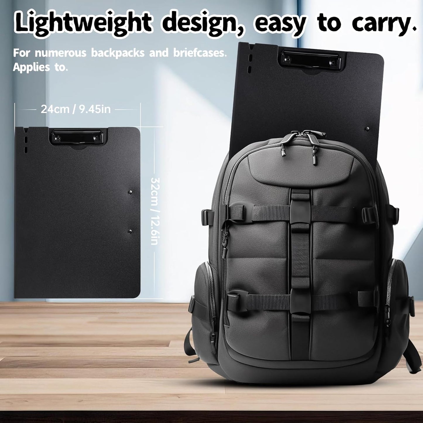 Elite Driver Professional Route Clipboard | Foldable Document Organizer with Pen Holder