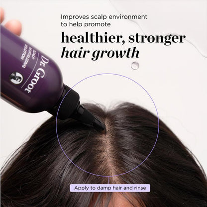 Dr. Groot Complete Set to Reduce Hair Loss, Scalp Revitalizing Solution, Hair Thickening, Biotin