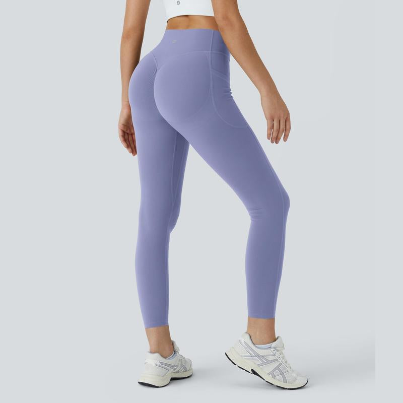 Halara Ultrasculpt High Waisted Scrunch Butt Lifting Tummy Control Pocket Shaping Training Leggings