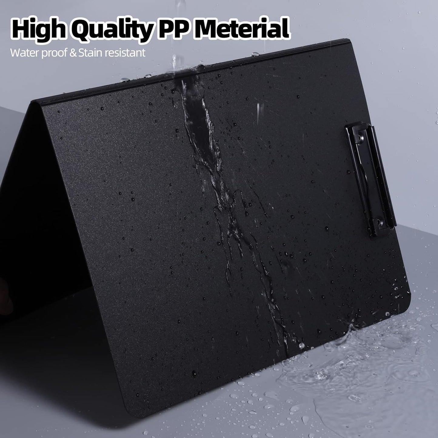 Elite Driver Professional Route Clipboard | Foldable Document Organizer with Pen Holder